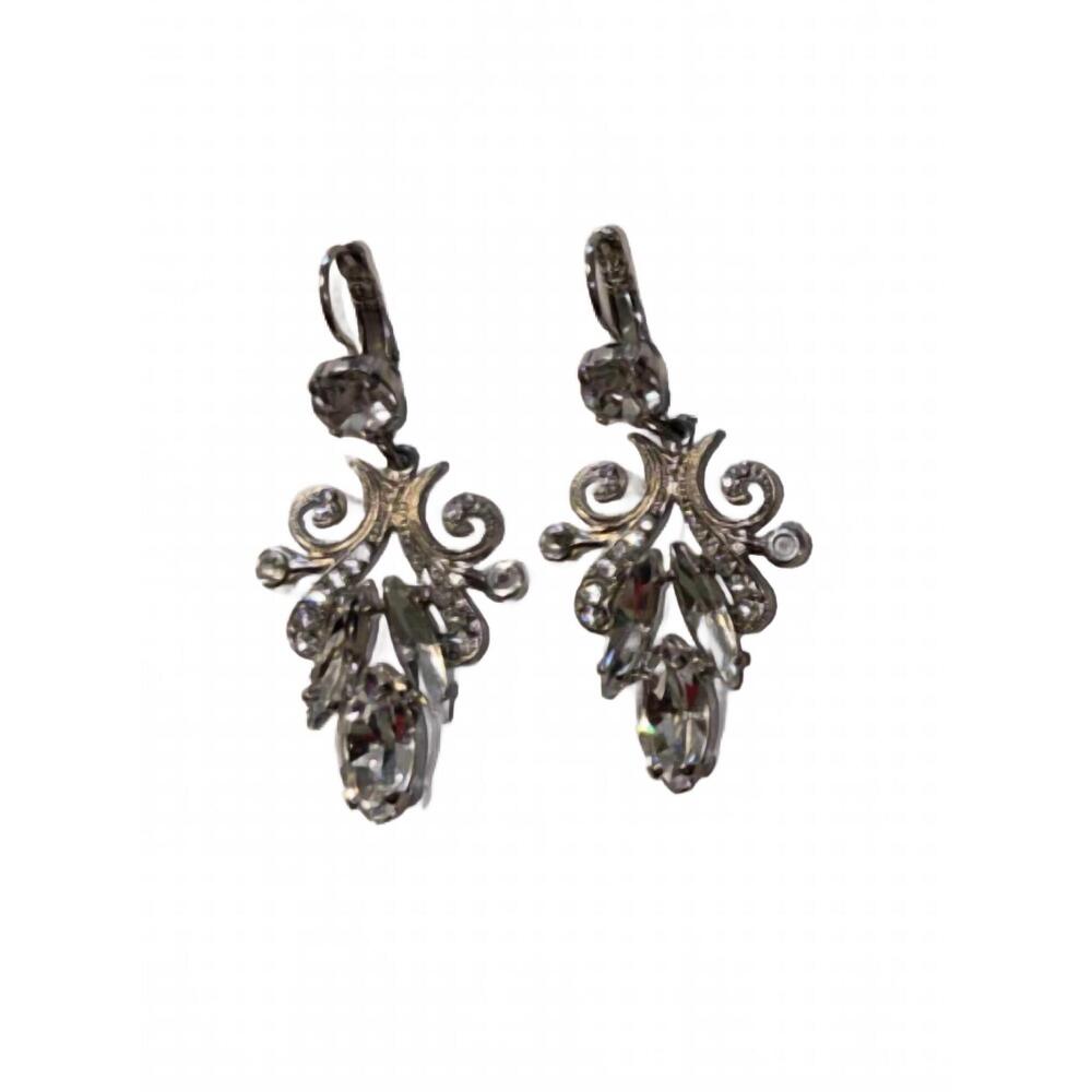 NEW MARIANA women's chandelier earrings in clear crystal
